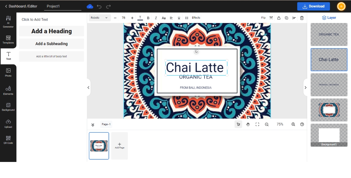 Add Text to Product Label
