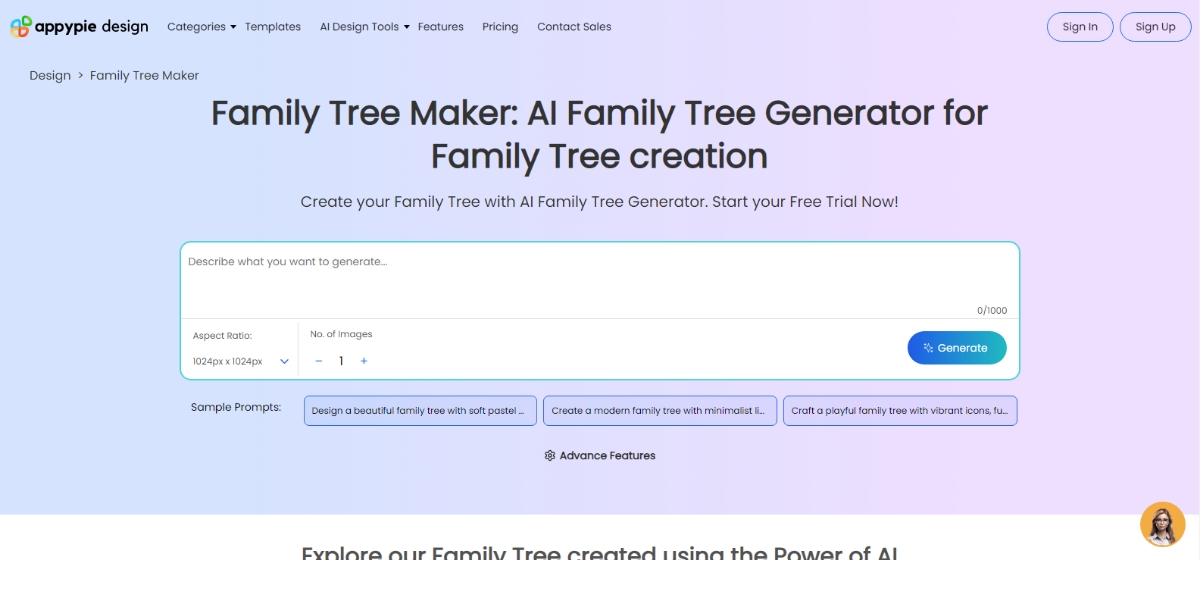 Pixazo's Family Tree Maker