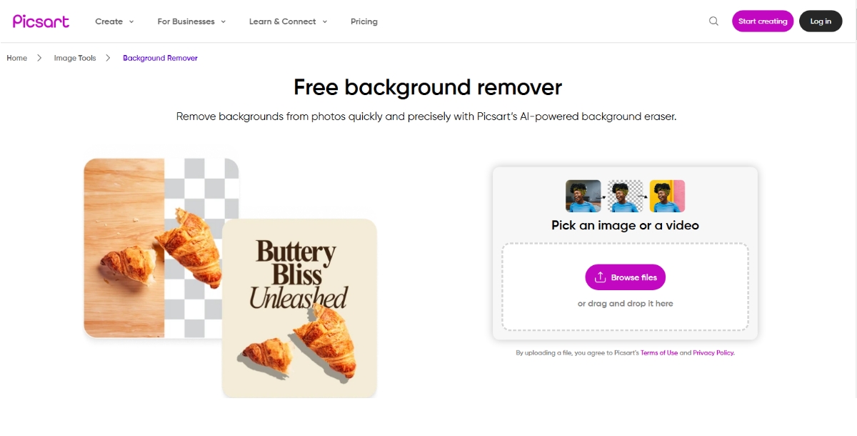 Picsart Background Remover