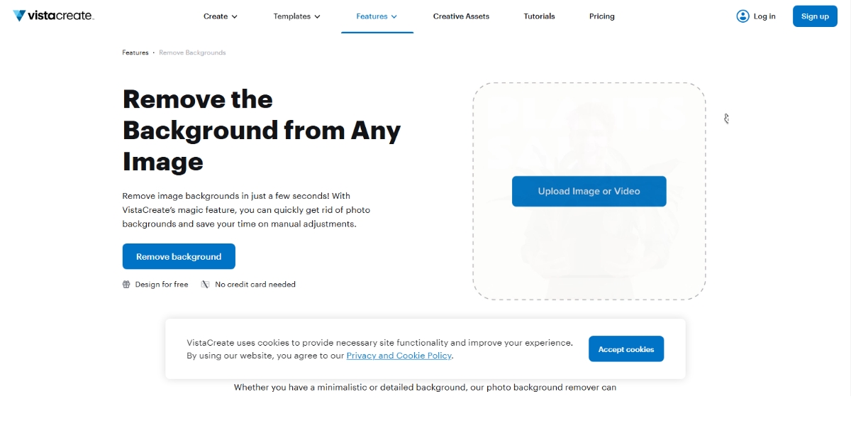 VistaCreate Background Remover