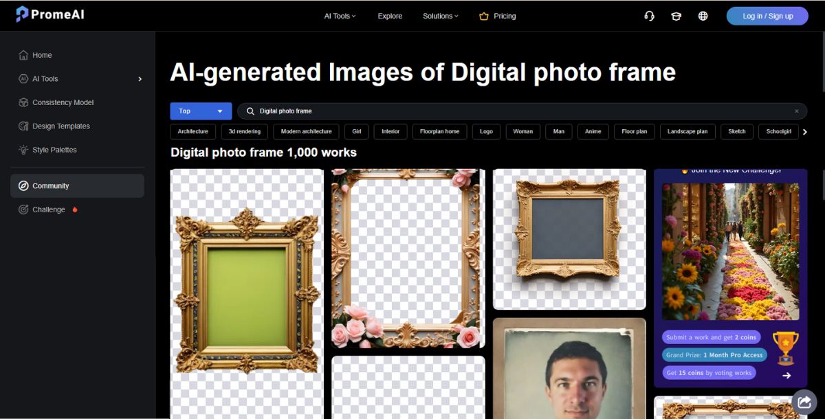Prome AI - Best AI Photo Frame Generator