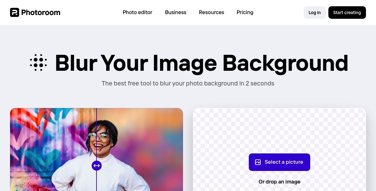LightX AI Blur Background Tool