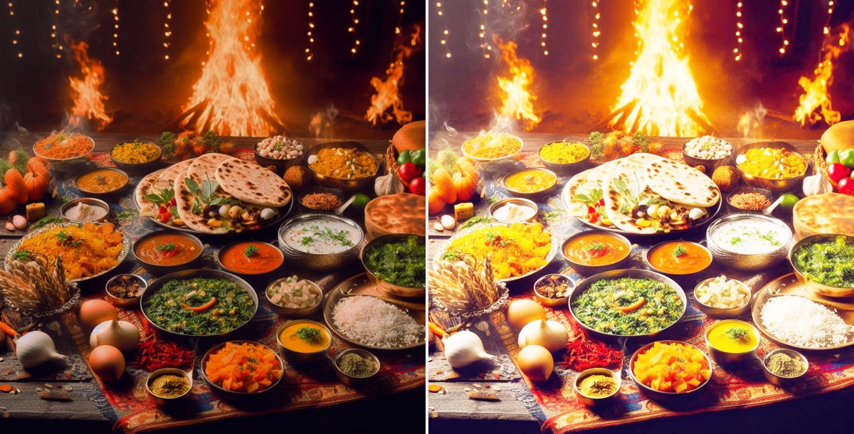 food blogger photography
