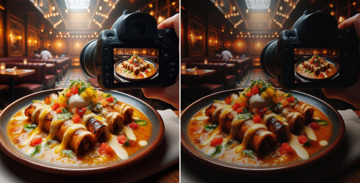 food blogger photography