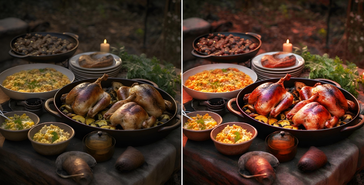 food blogger photography