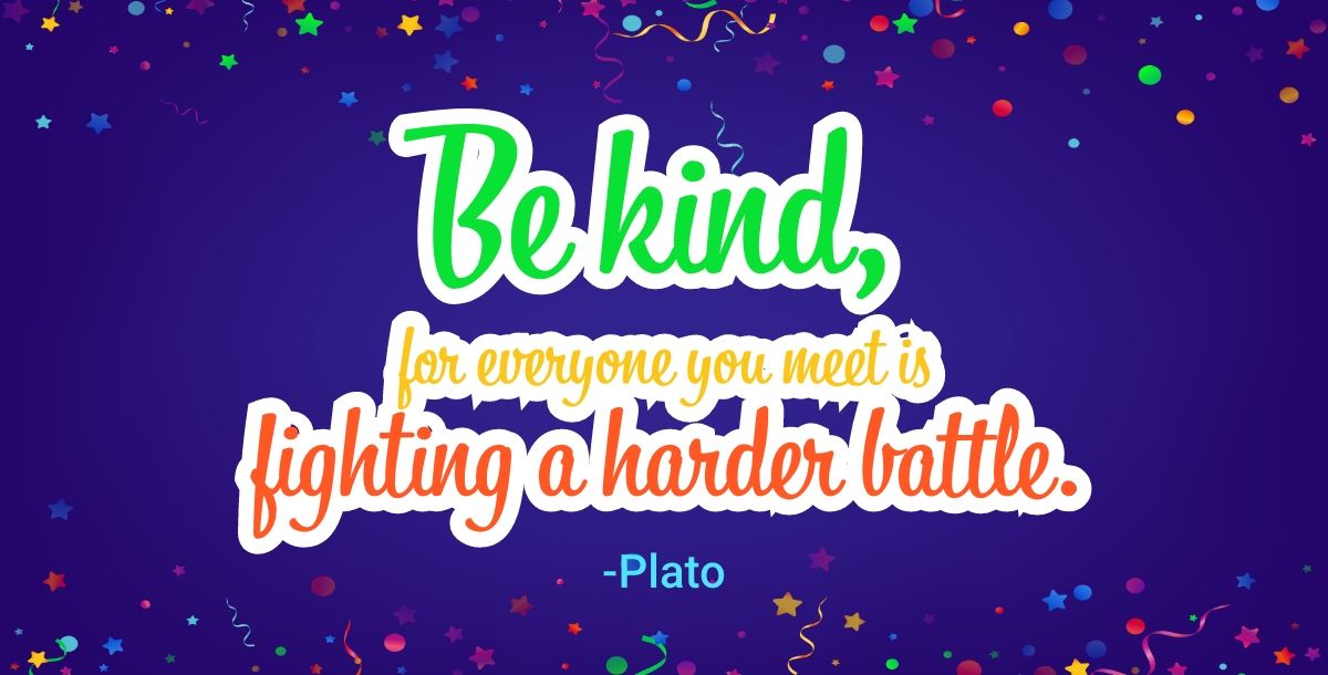 colorful confetti classroom poster design