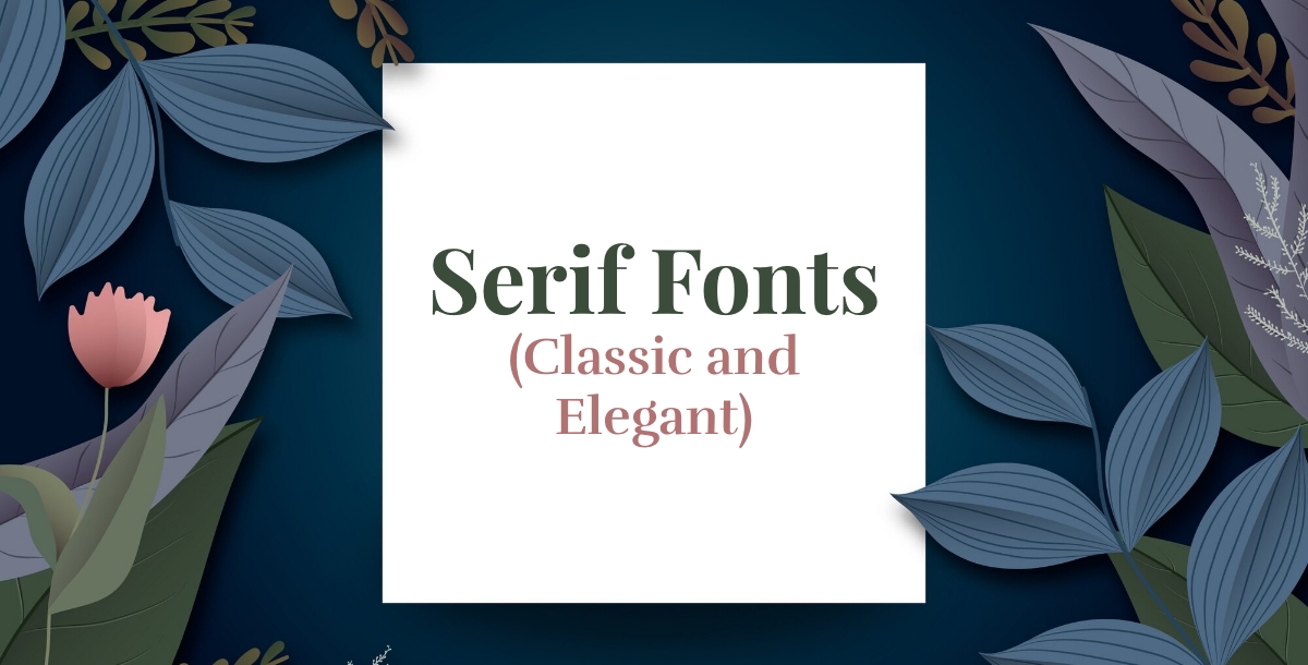 serif fonts