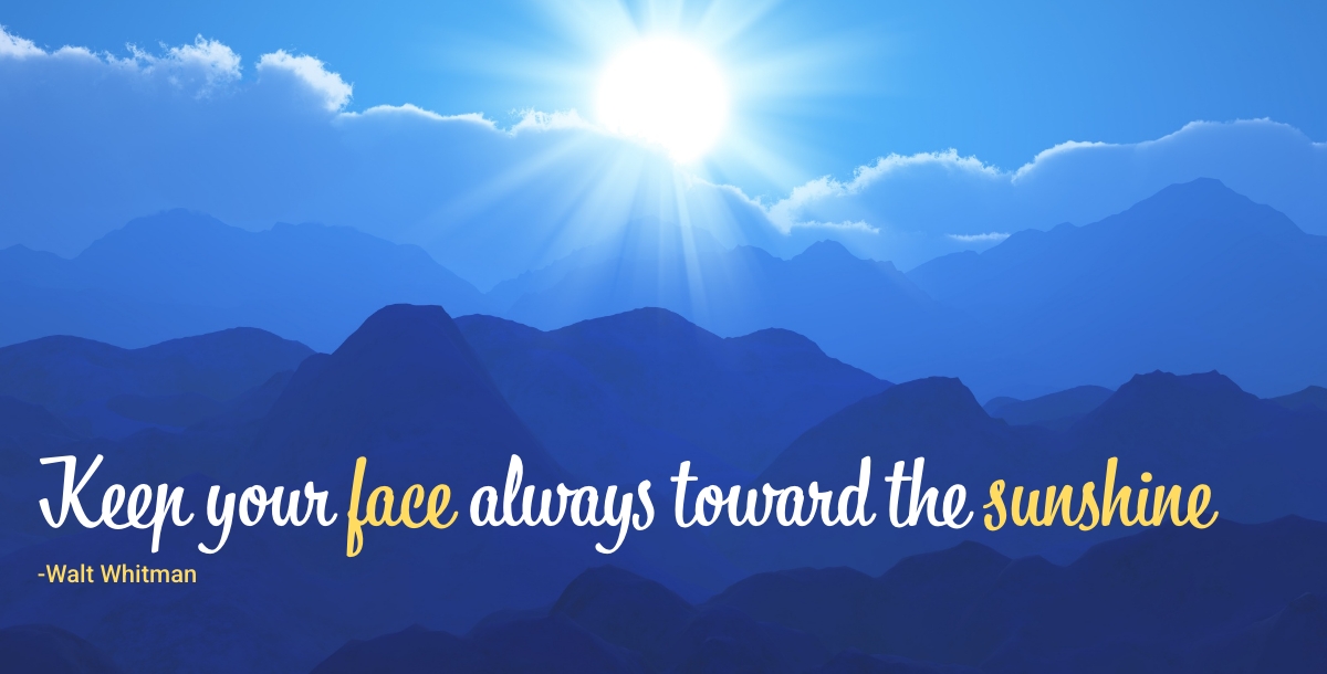 sunshine and cloud classroom poster design