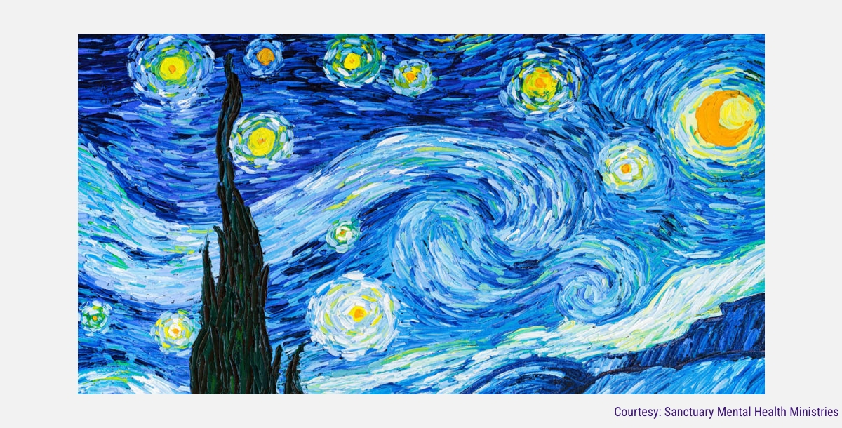 The Starry Night by Vincent van Gogh