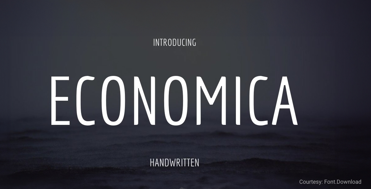 Free Minimalist Font Economica