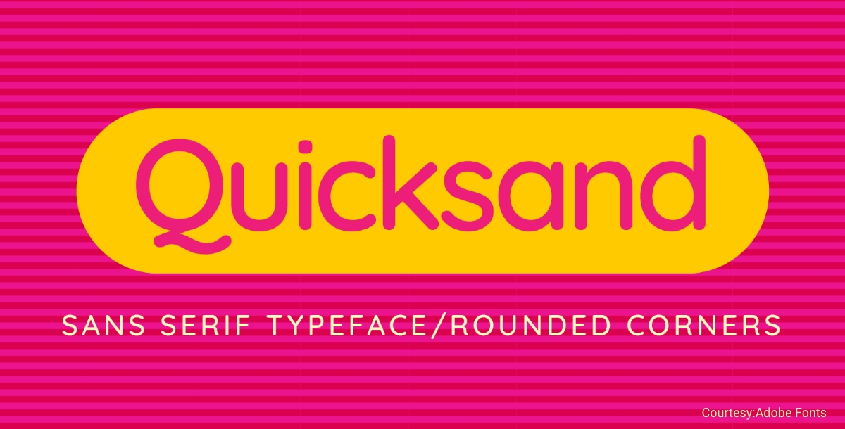 Free Minimalist Font Quicksand
