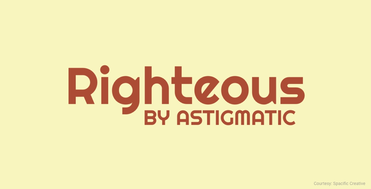 free commercial font righteous