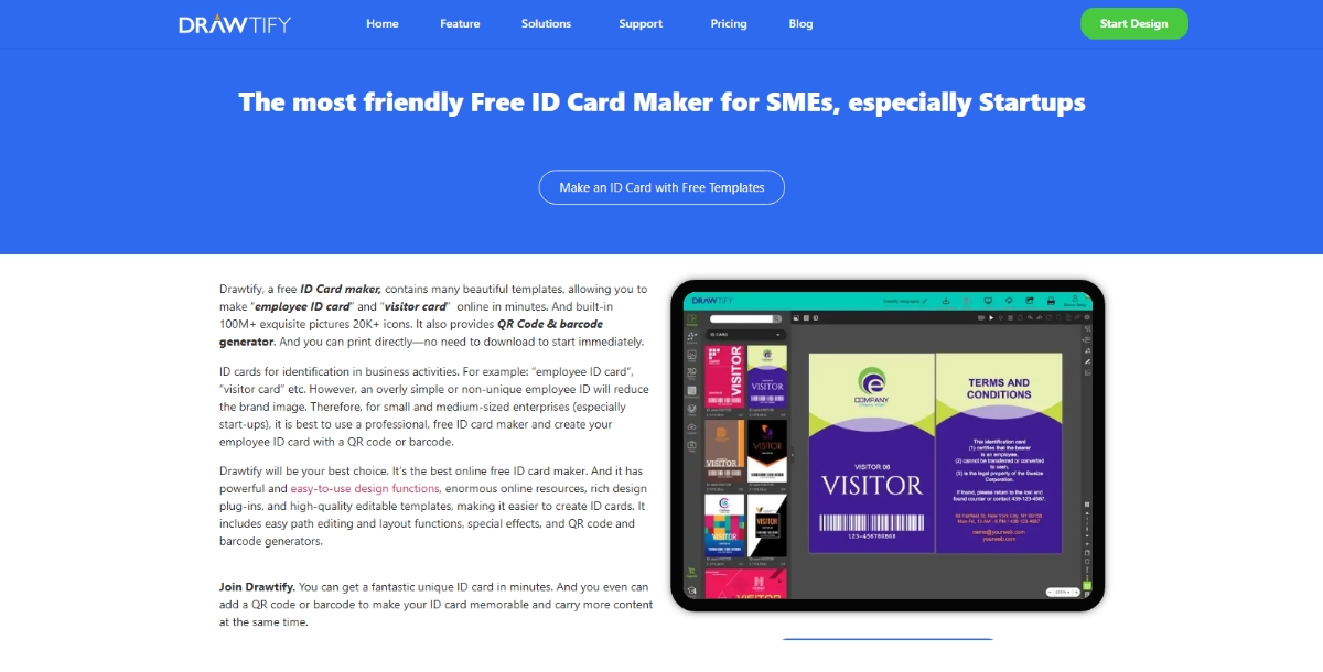 Best AI ID Card Generator - Drawtify