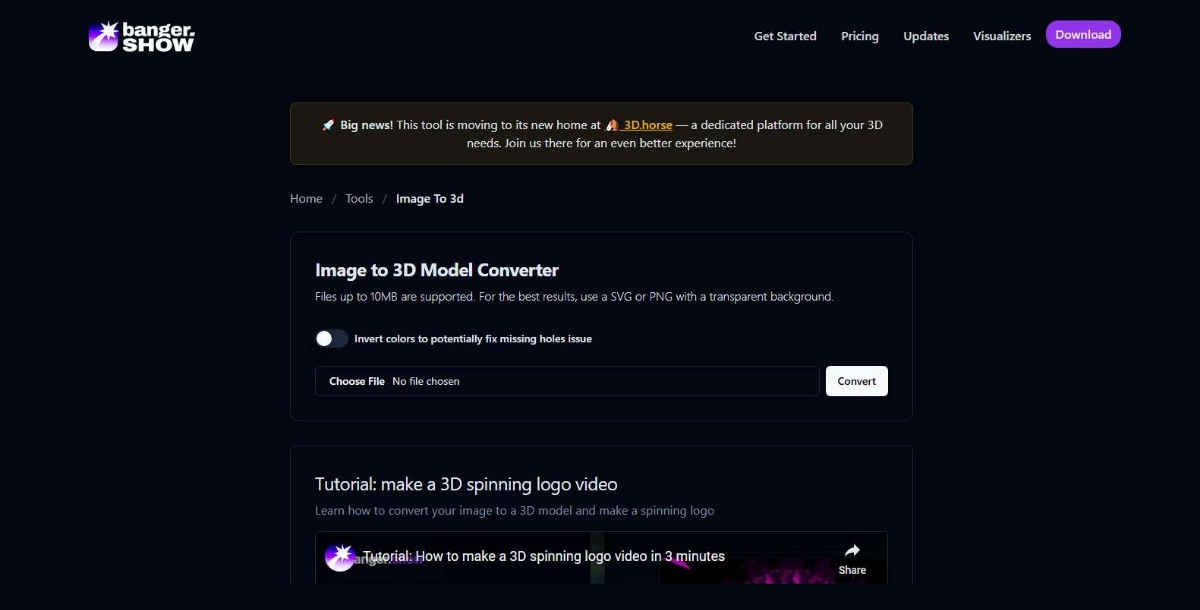 banger.SHOW Best 2D to 3D Image Converter Tools