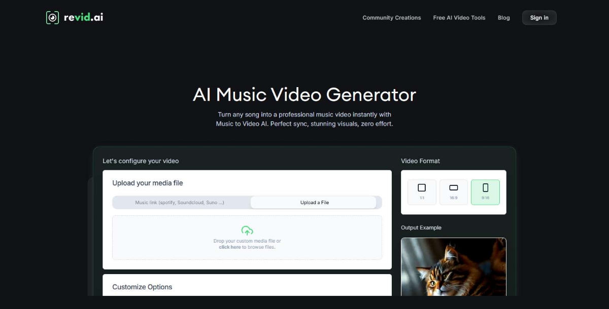 Revid Ai Best AI Music Video Generator Tools