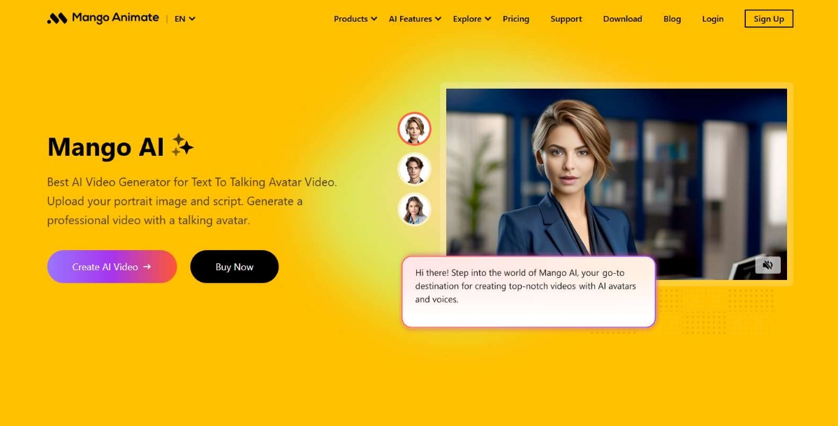 Mango Animate - Best AI Animation Video Generator Tools