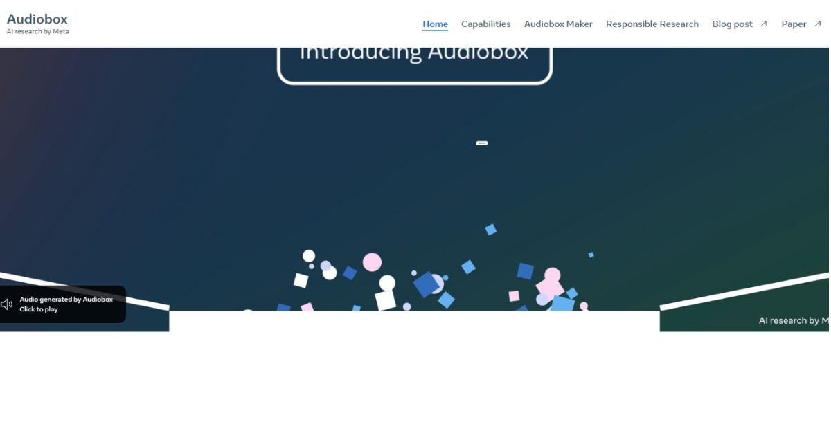 Audiobox - Best AI Voice Cloning Tool