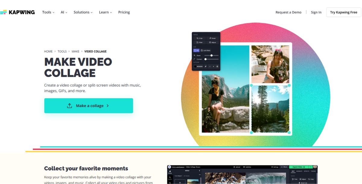 Kapwing Video Collage Maker