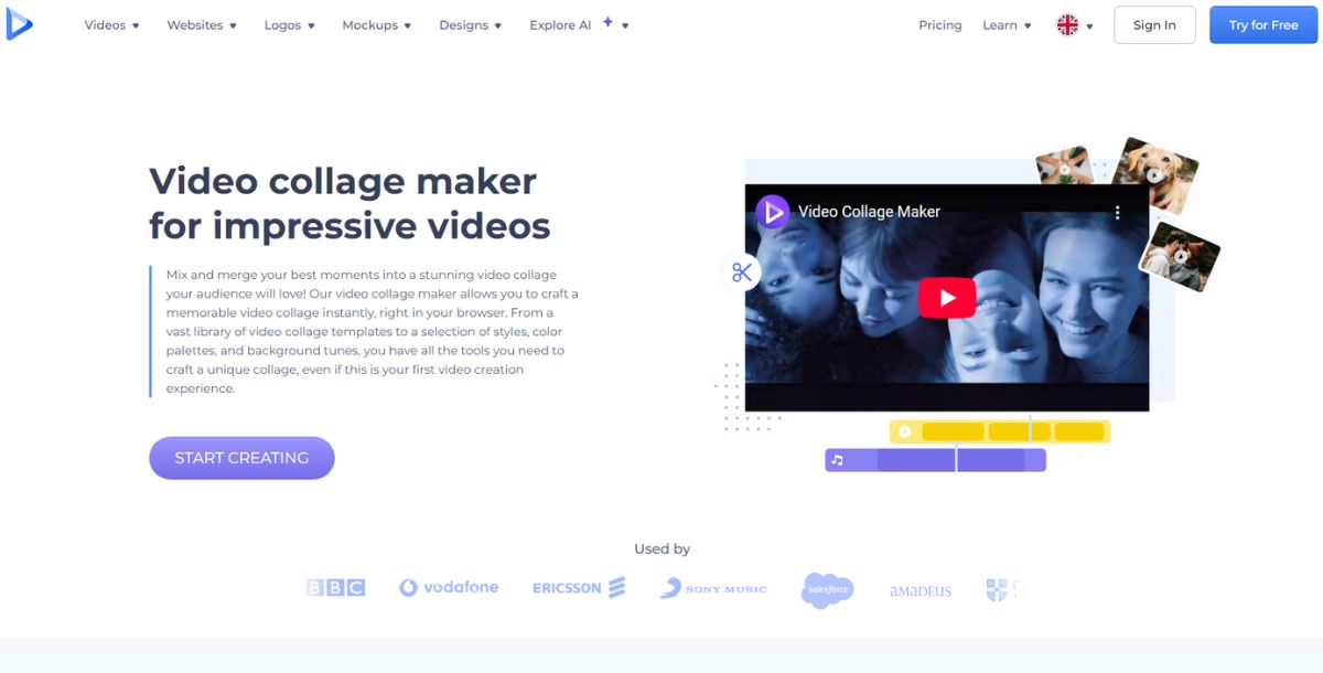 Renderforest Video Collage Maker