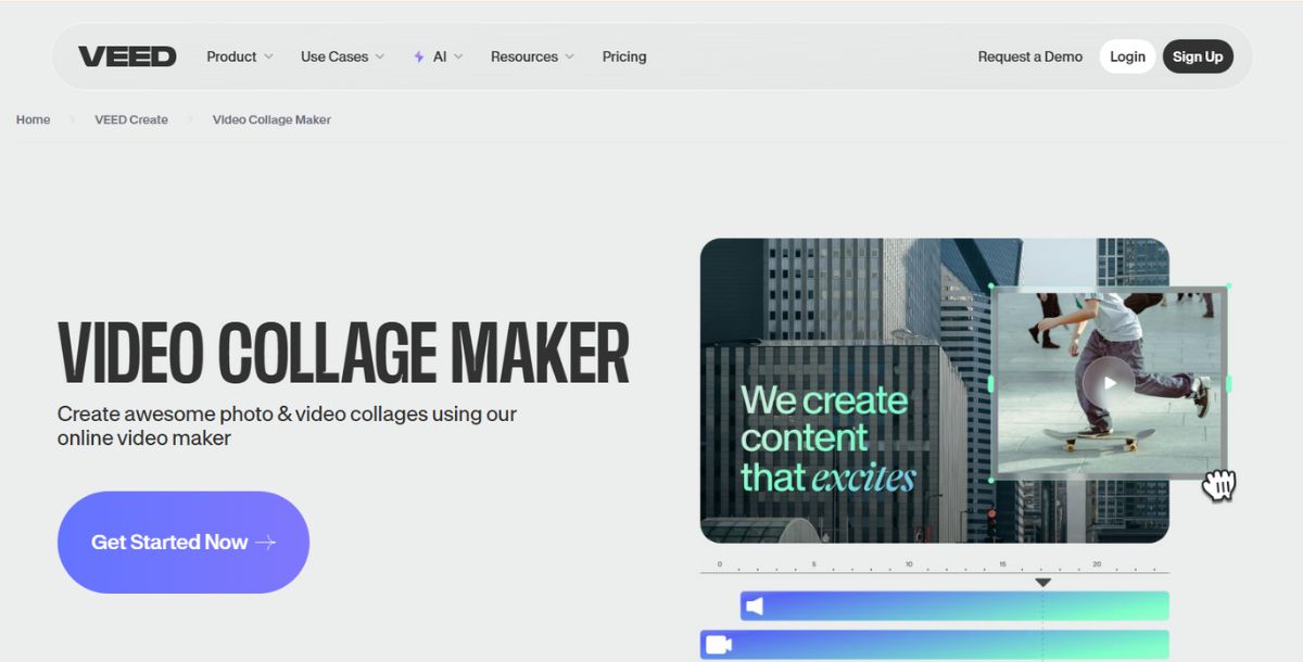 Veed Video Collage Maker