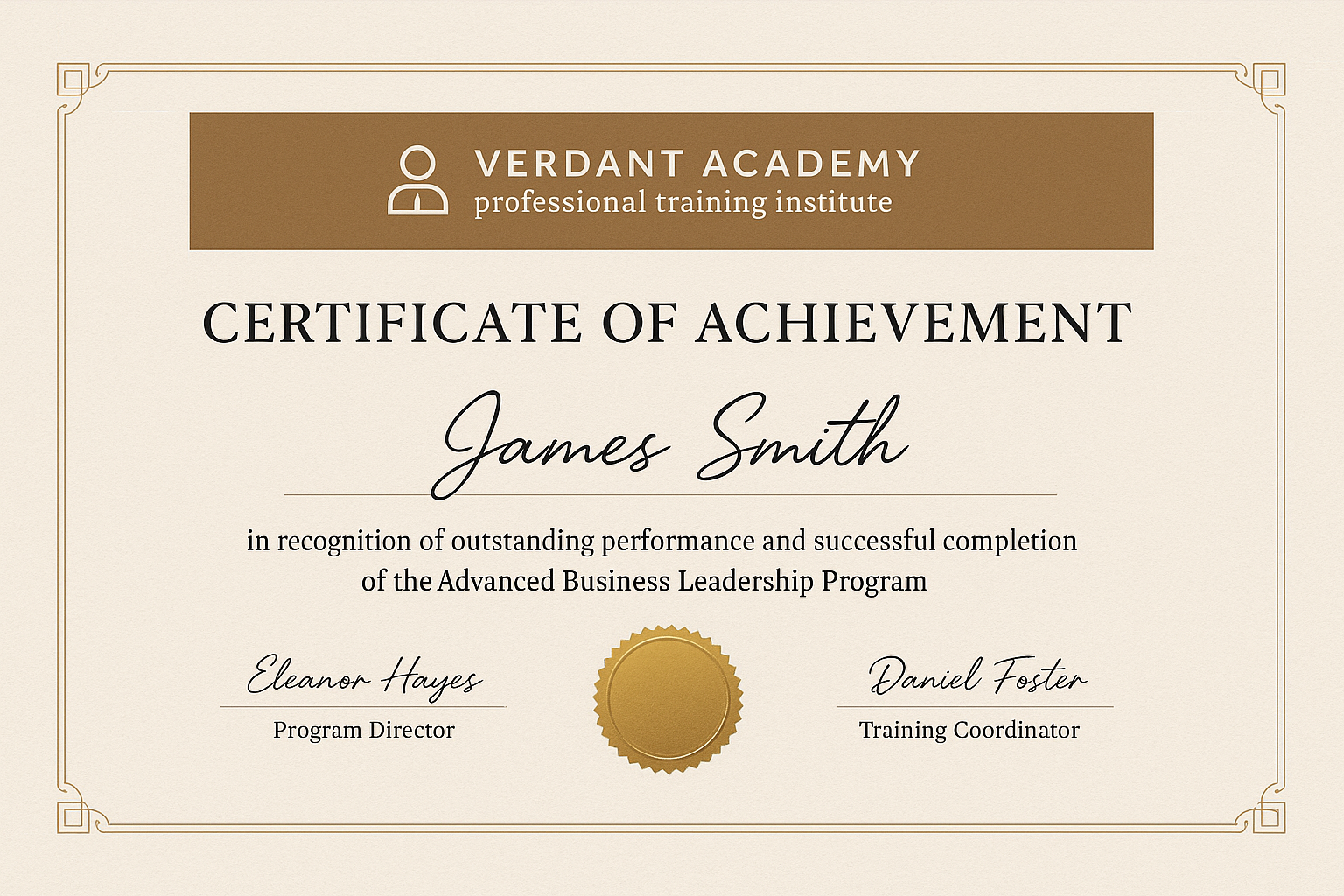 Volunteer appreciation certificate