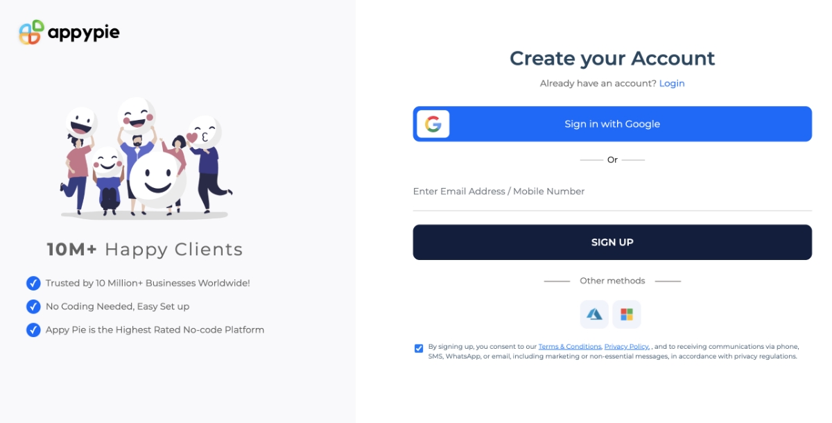 Sign up to Pixazo
