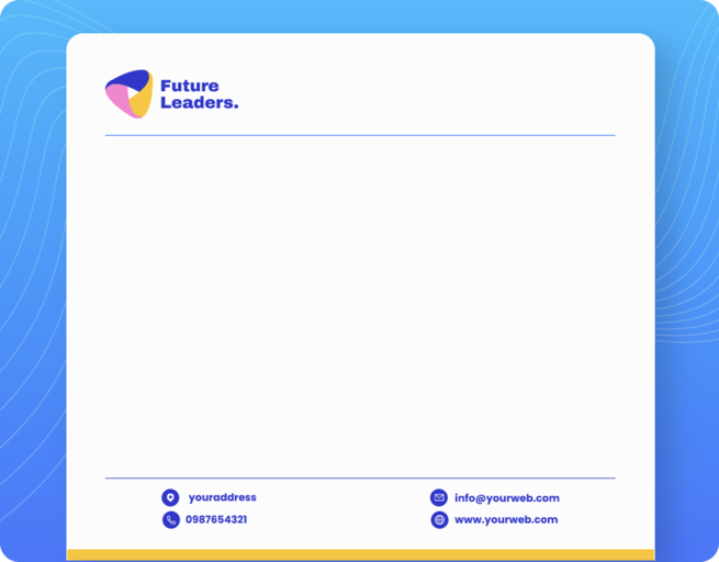 Letterhead maker