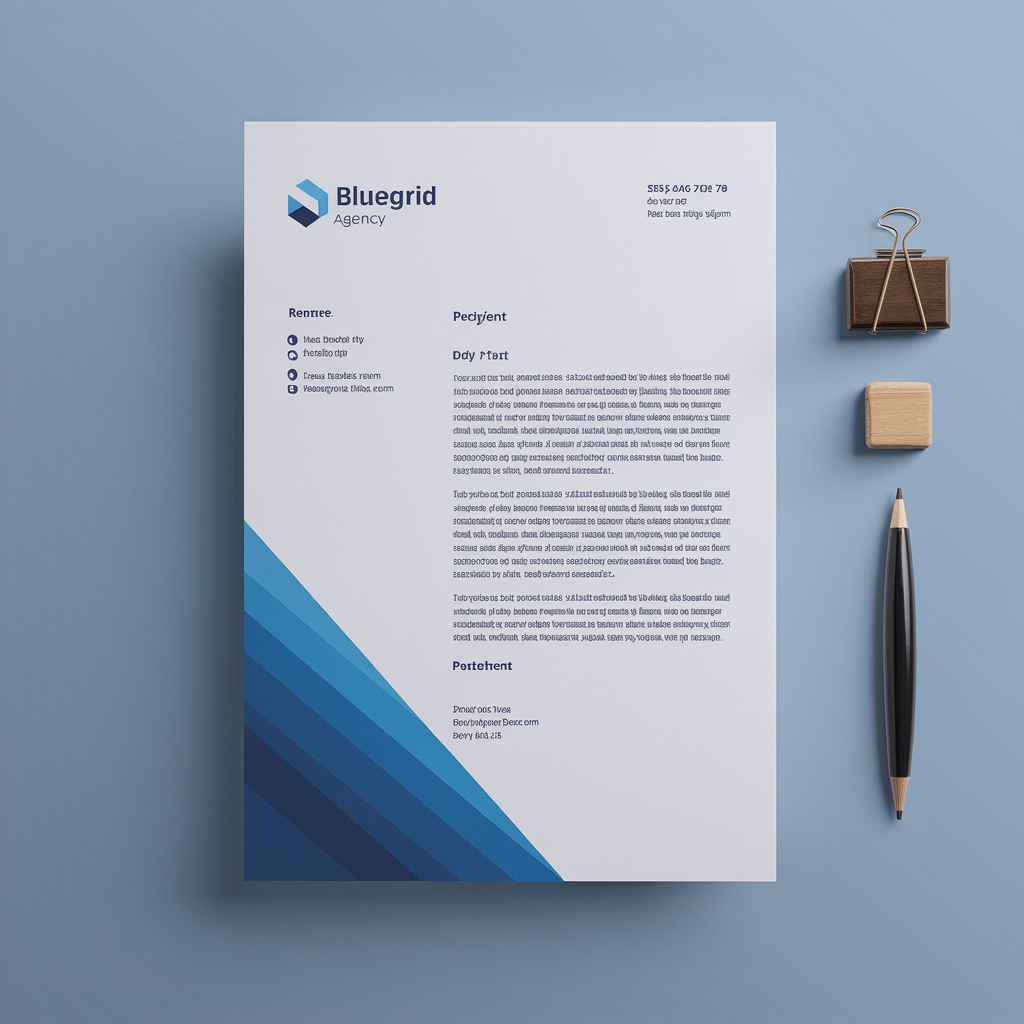 Letterhead design by Cora Kim