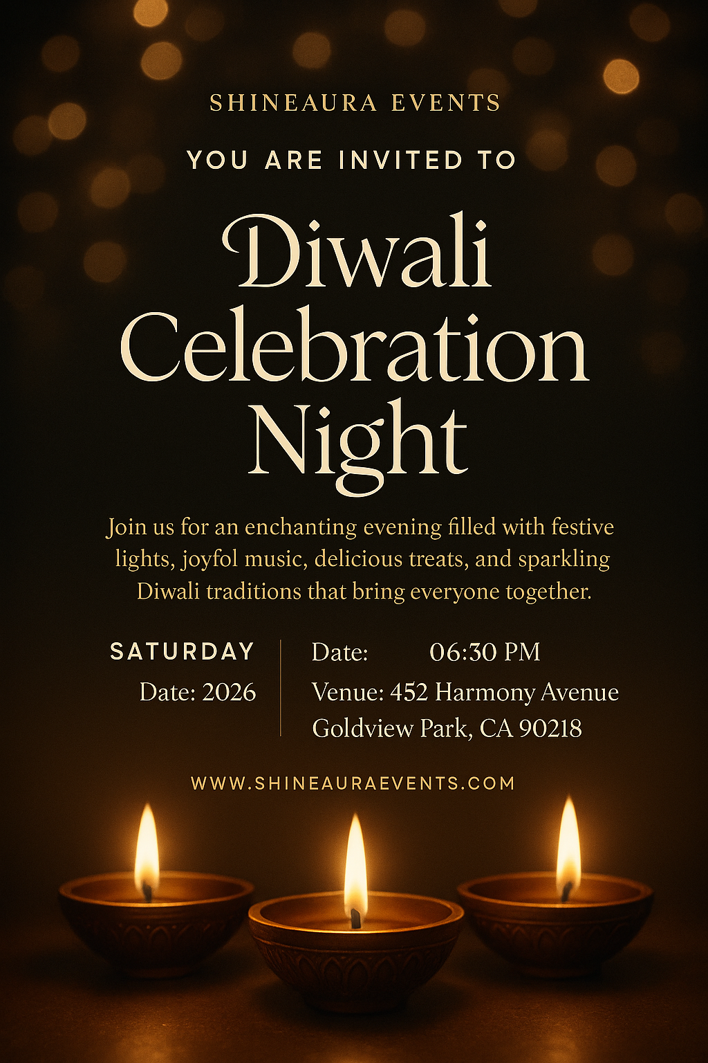 Diwali design by Rafe Garza