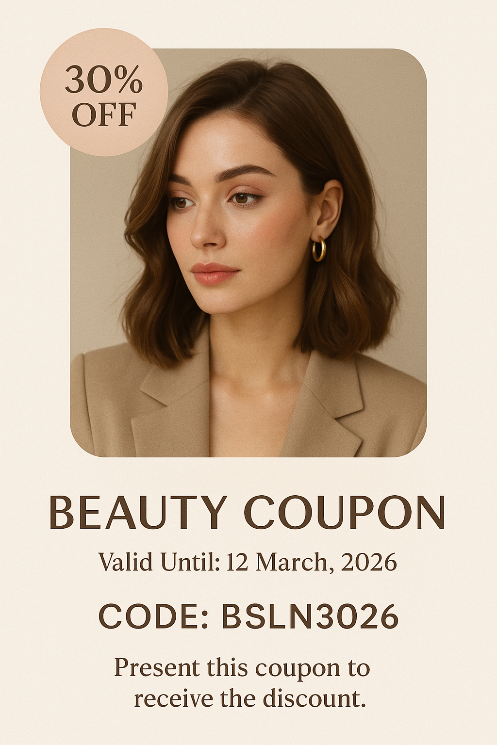 Coupon design by Nadia Varga