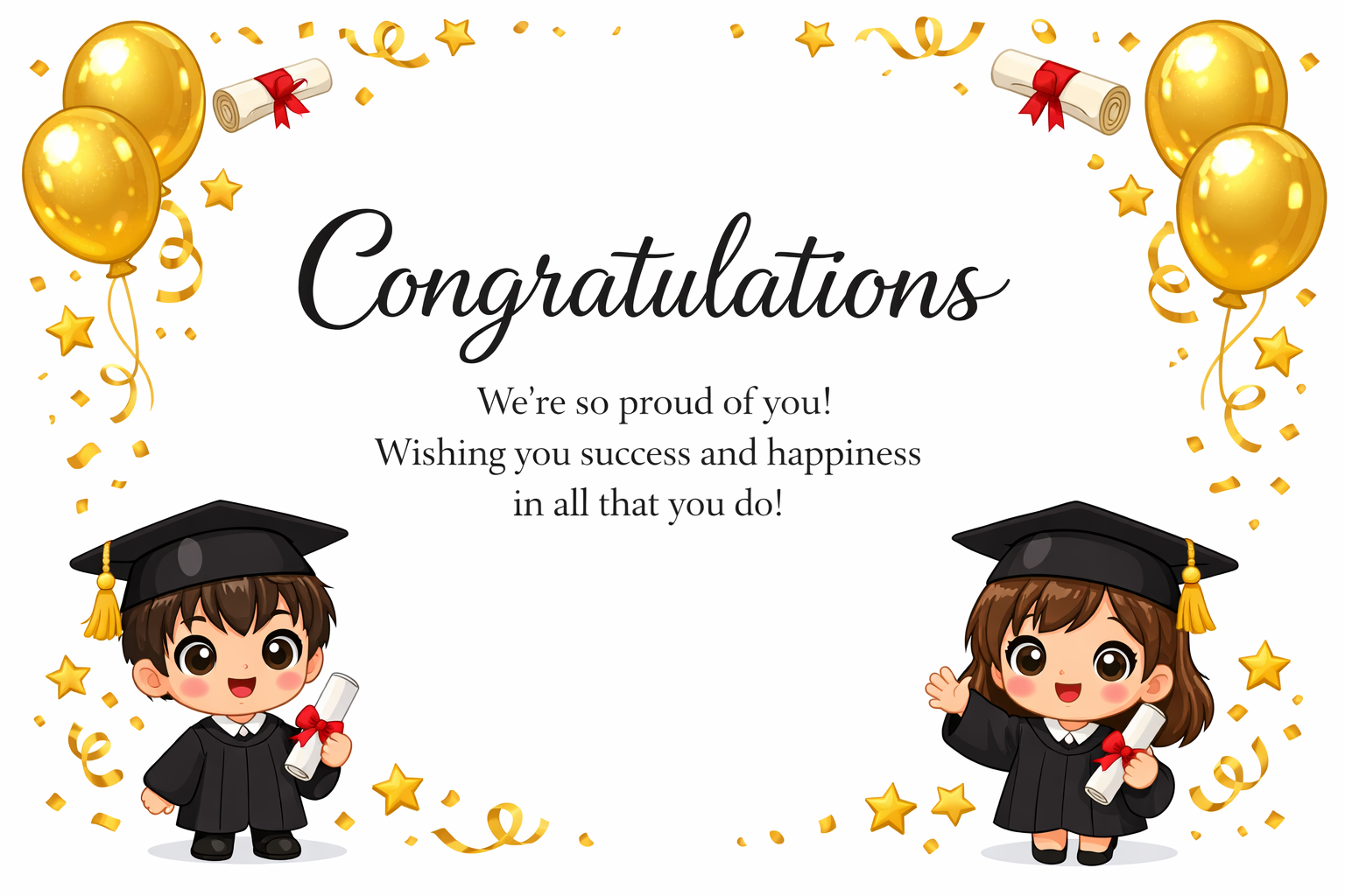 Congratulations design by Tomas Reyes