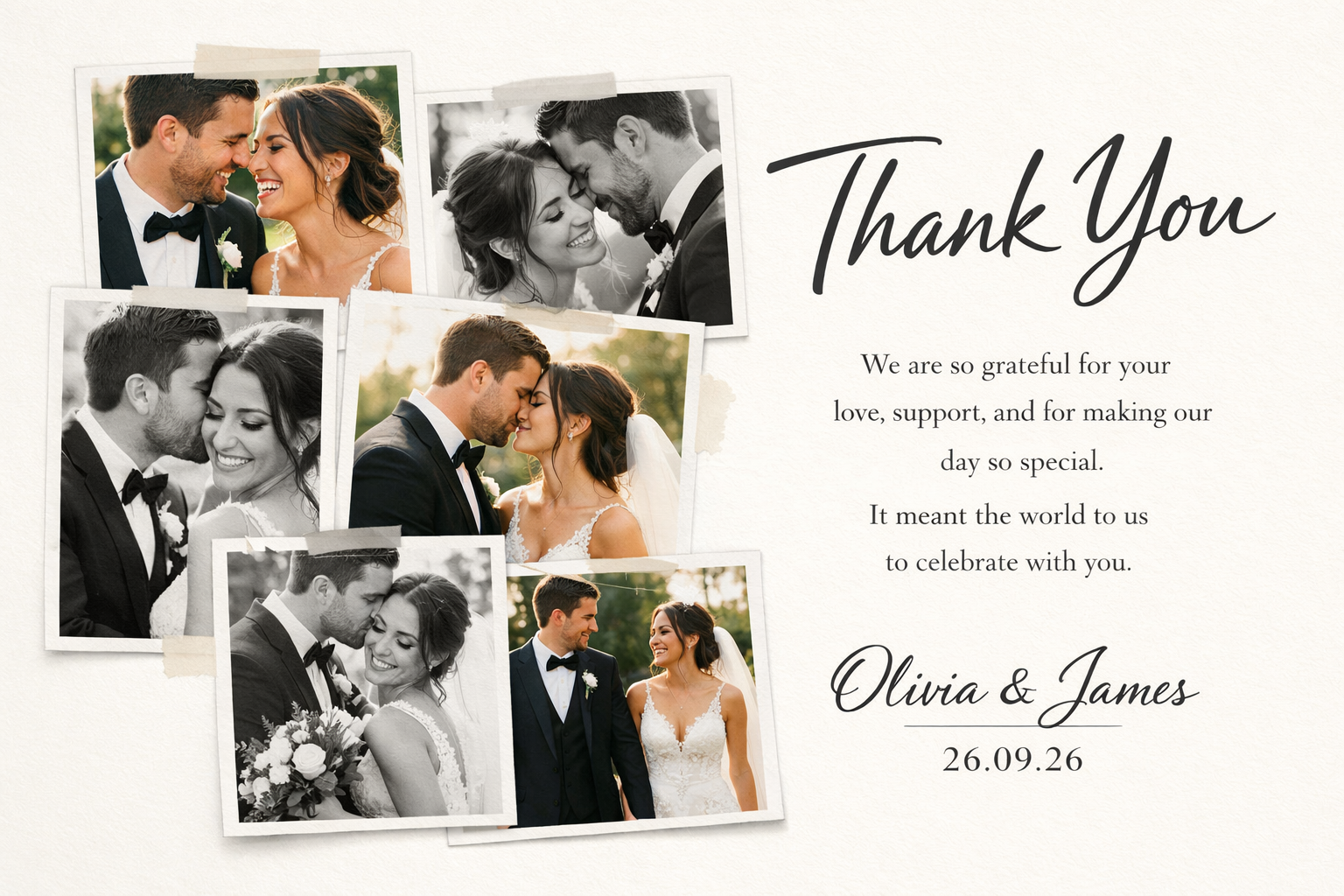 Thank You design by Wren Laurent