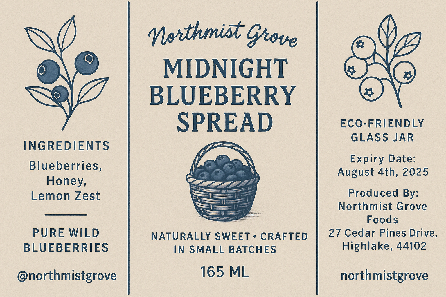 Product Label design by Yuki Bakker