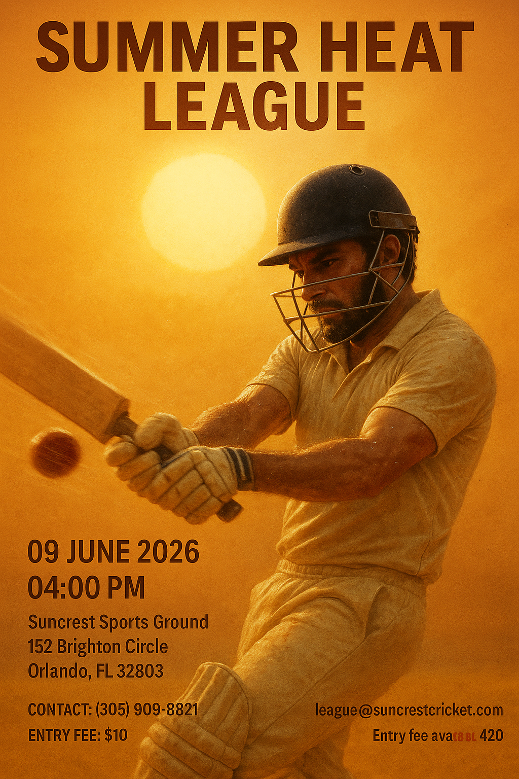 Cricket design by Nadia Dubois