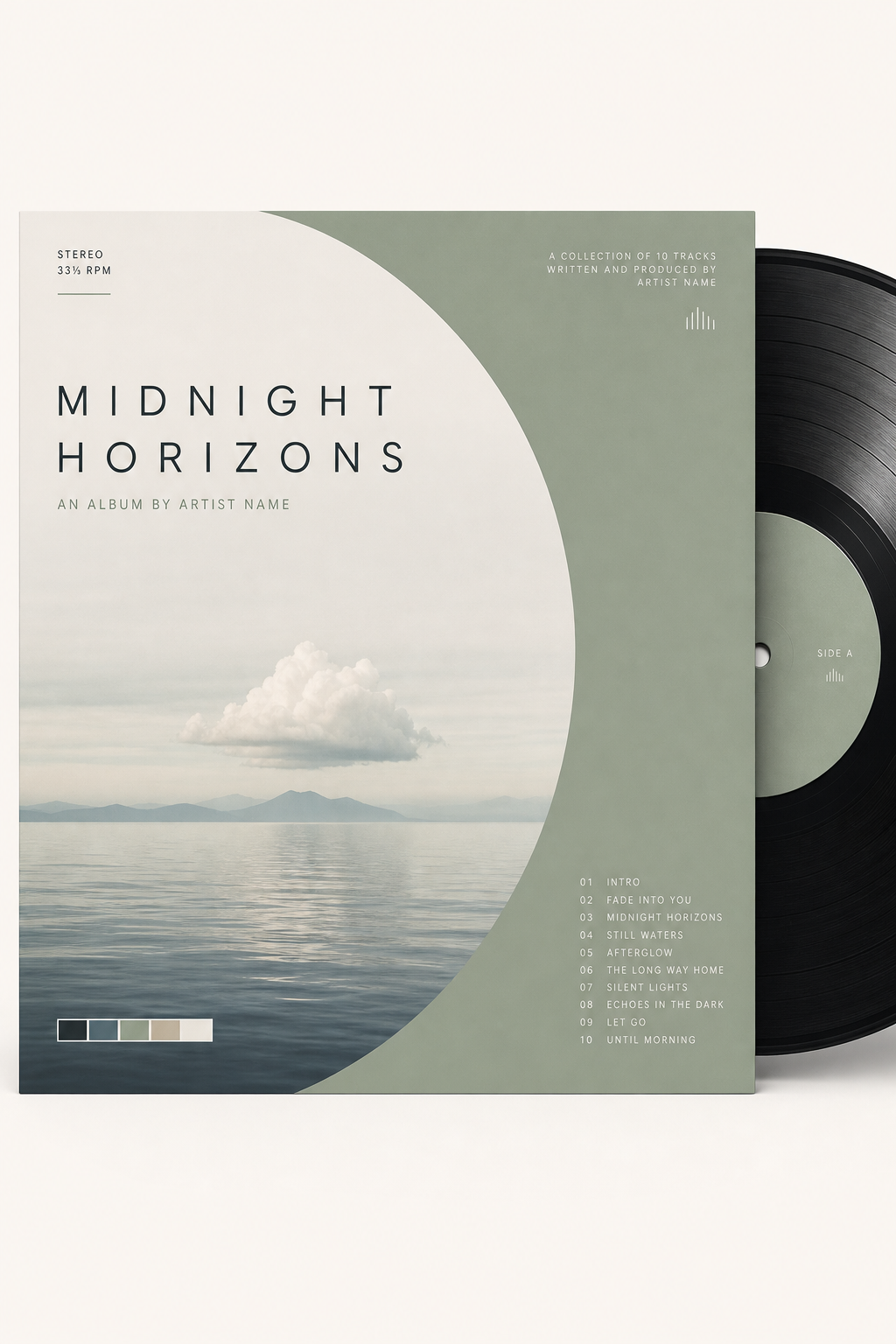 Album Cover — modern style album cover