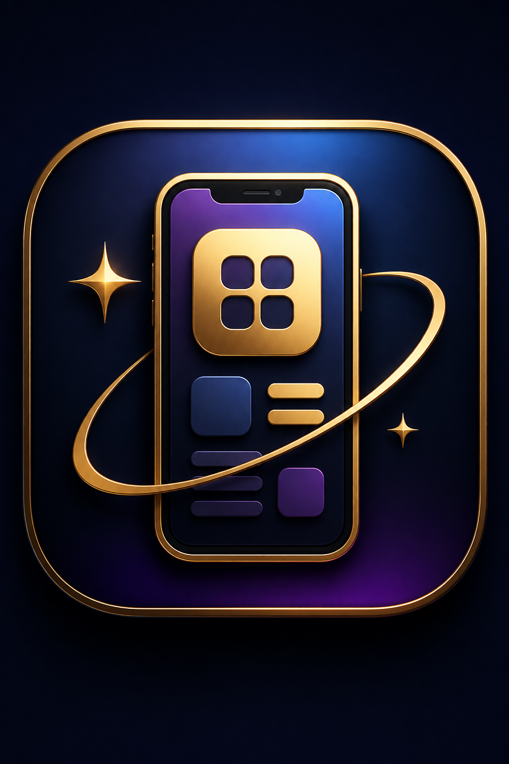 App Icon — elegant style mobile app icon