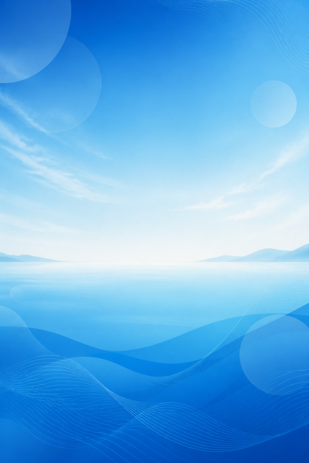 Blue Background — modern style background image, featuring cool blue gradient, sky-like or ocean-like imagery