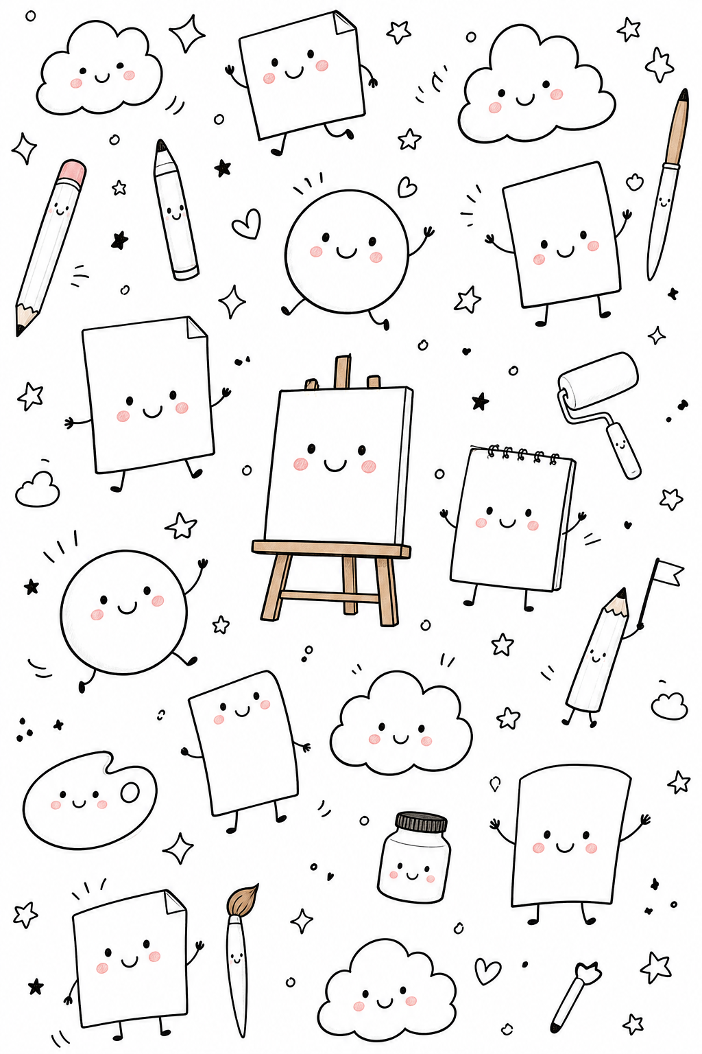 White Background — illustration style background image