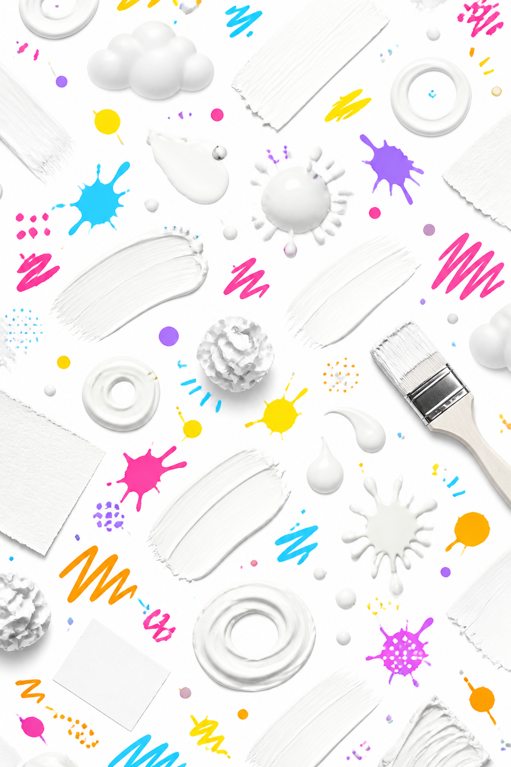 White Background — vibrant style background image