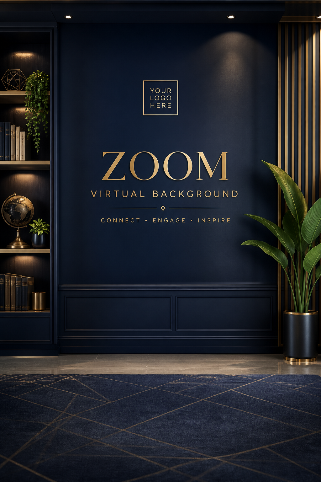 Zoom Virtual Background — elegant style background image