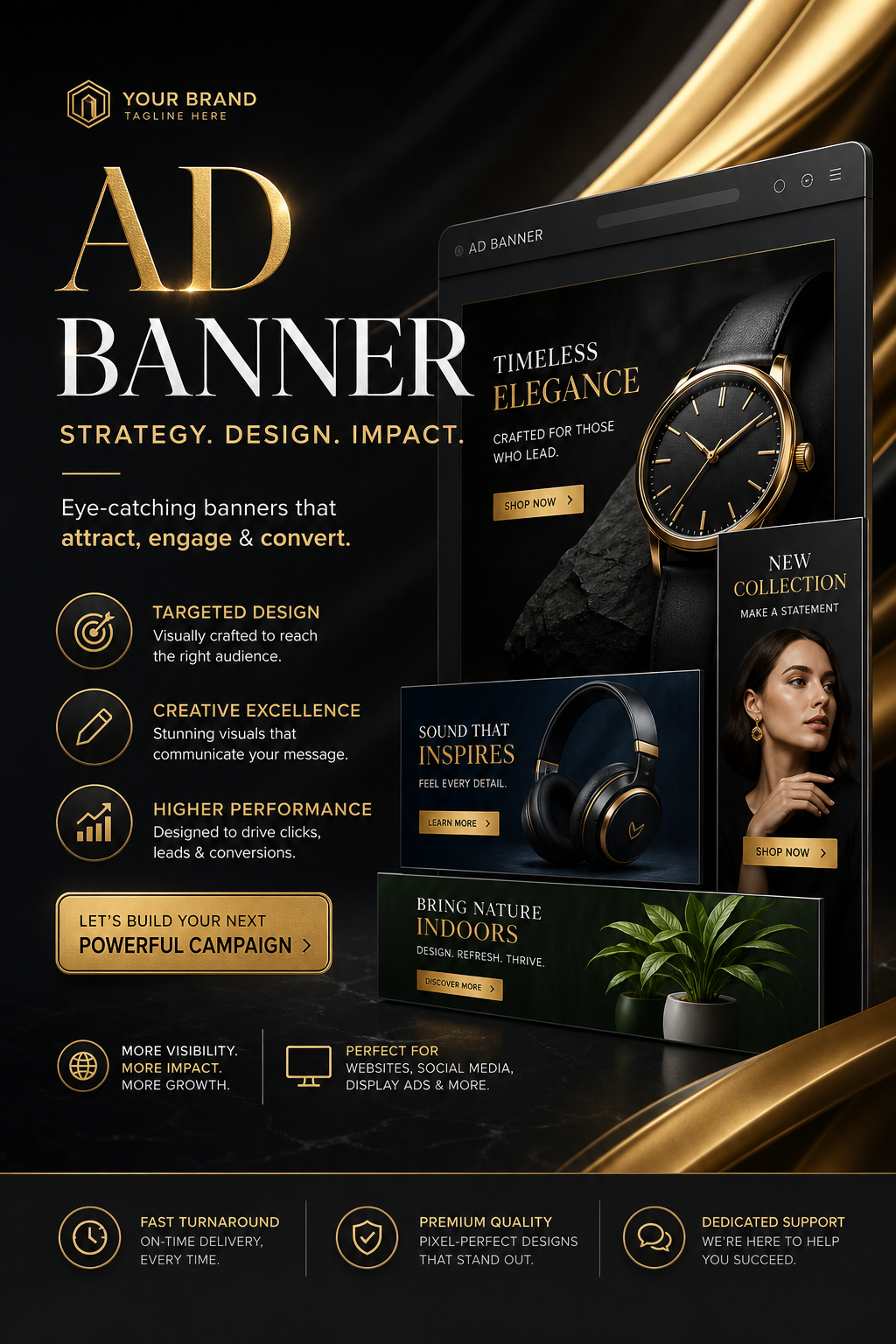 Ad Banner — elegant style web banner