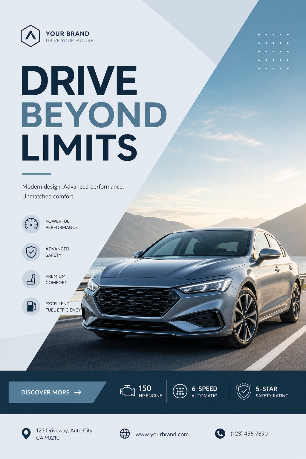 Car Banner — modern style web banner