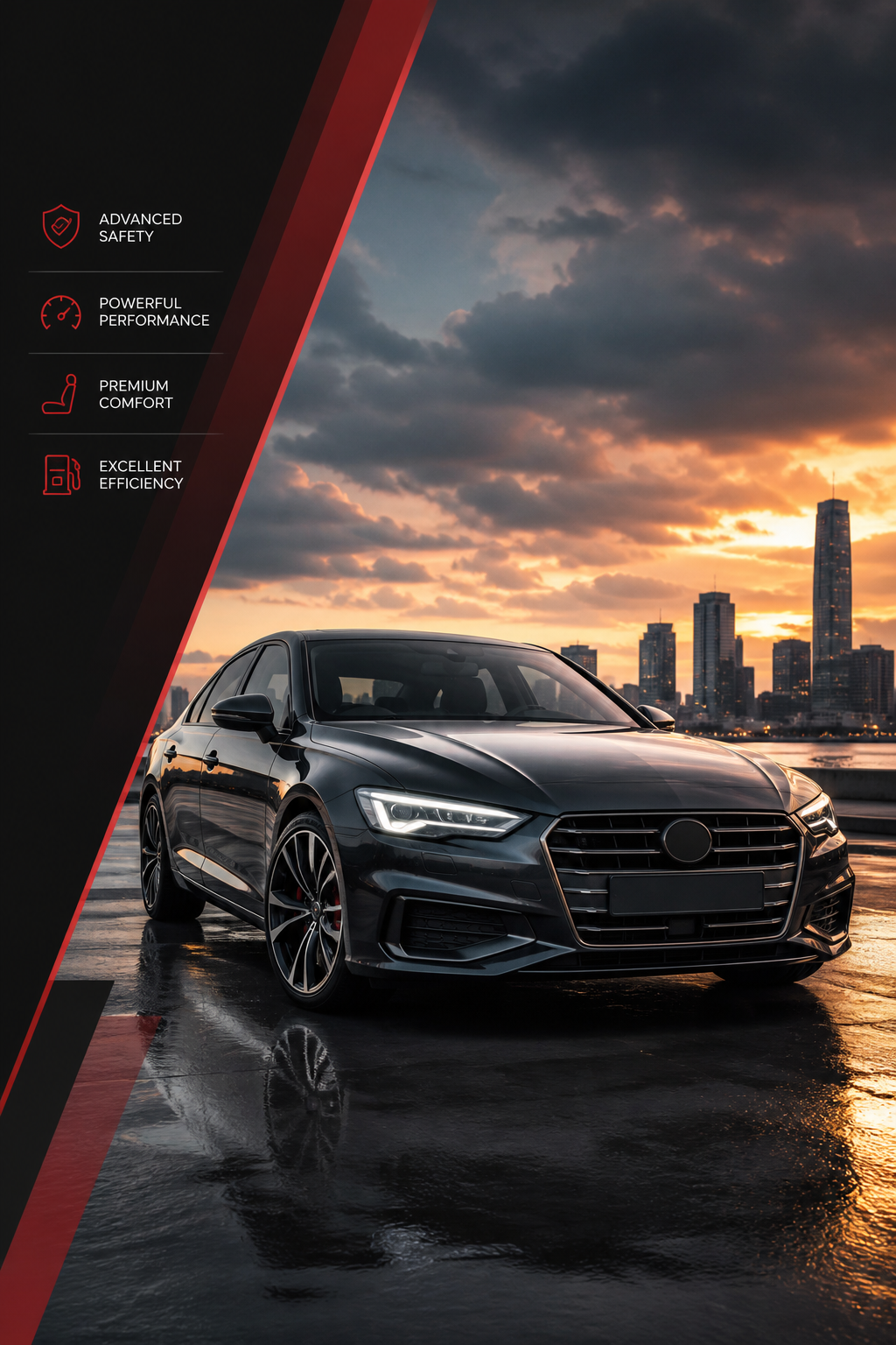 Car Banner — photo-realistic style web banner