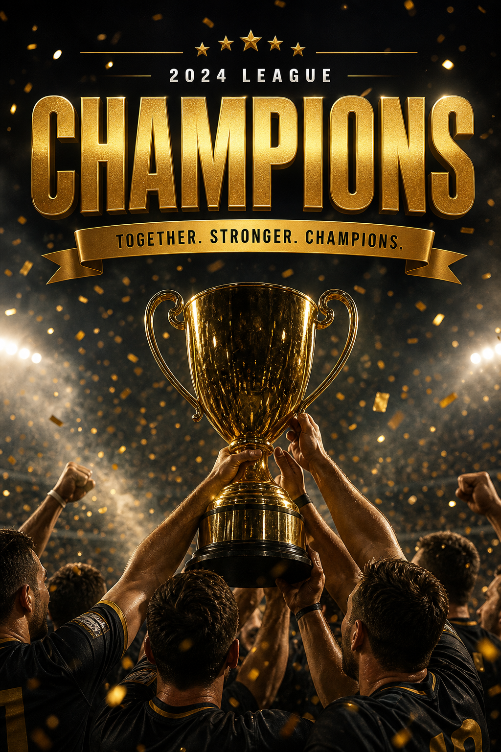 Championship Banner — photo-realistic style web banner