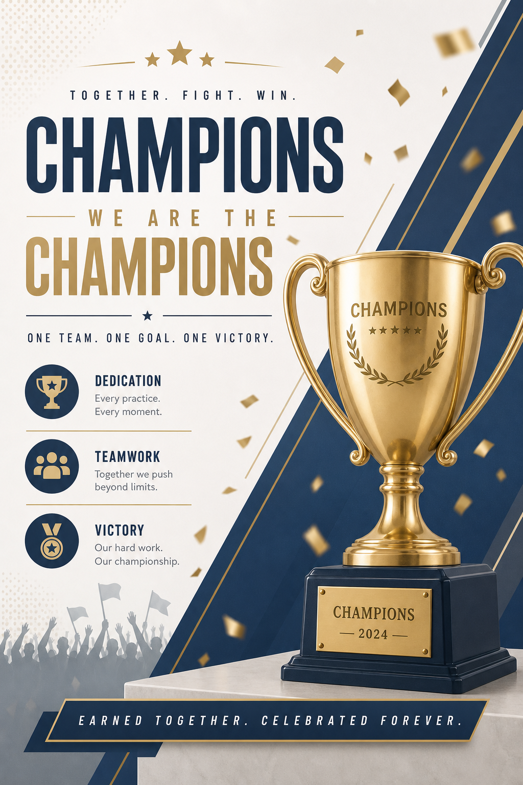 Championship Banner — modern style web banner