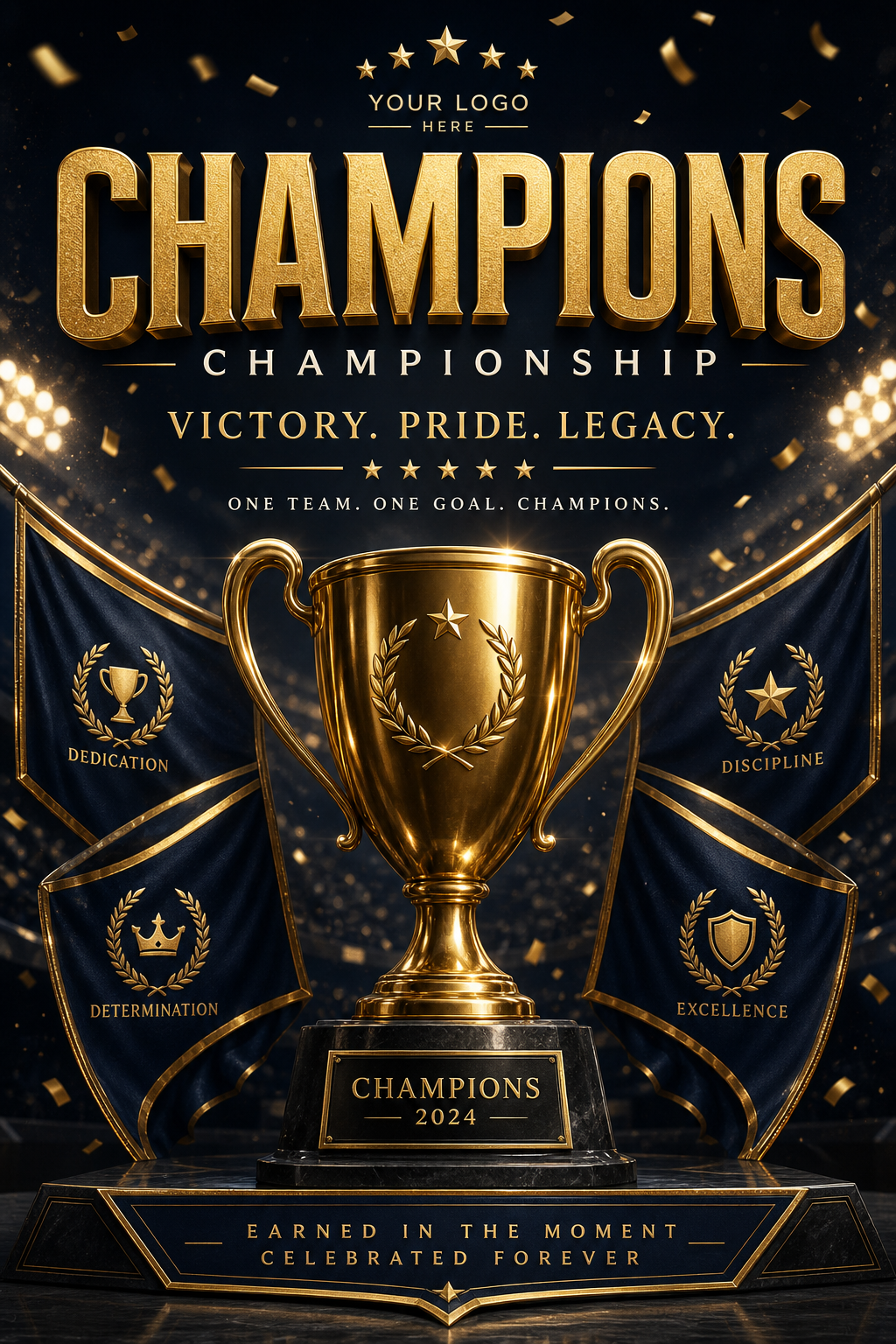 Championship Banner — elegant style web banner