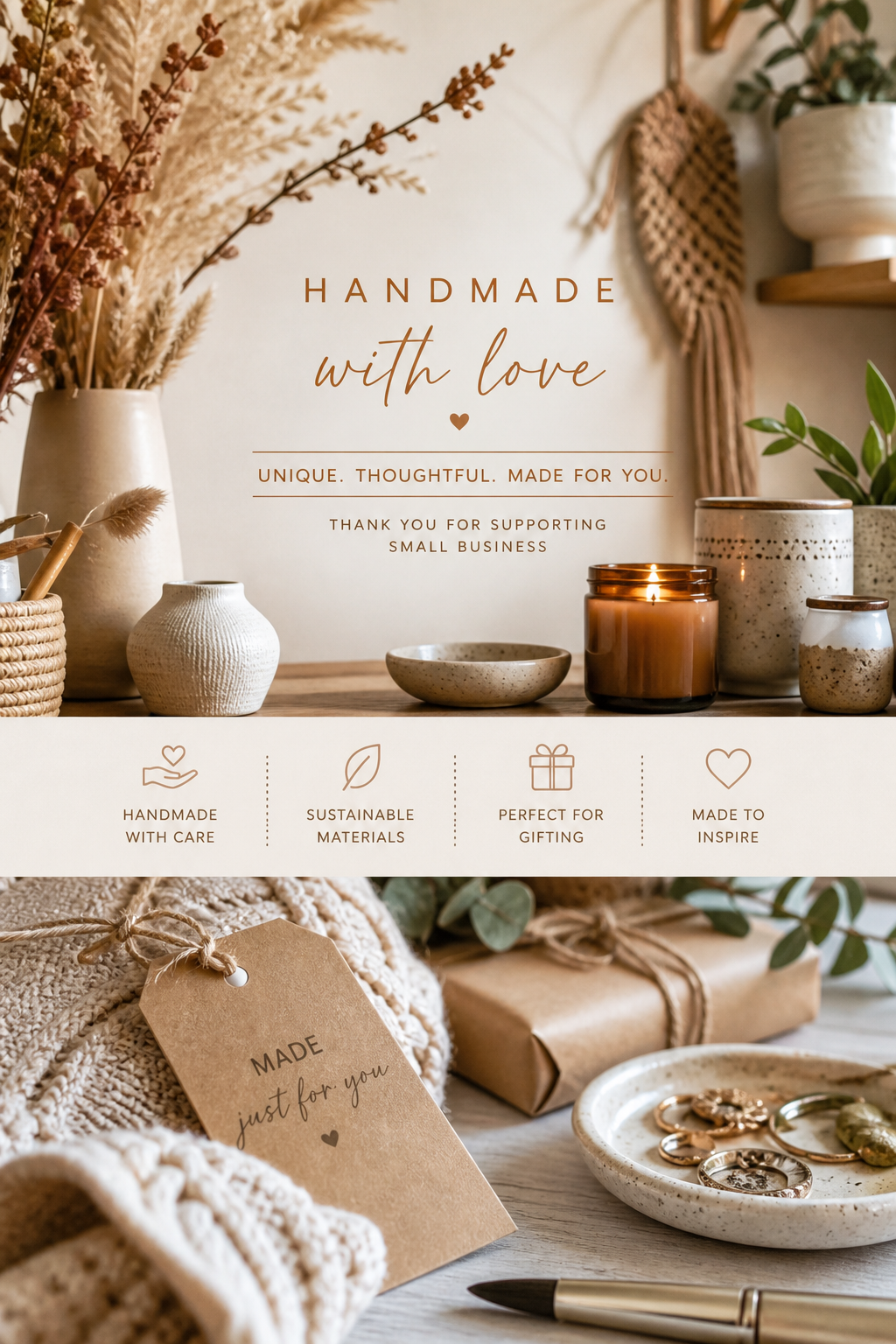 Etsy Banner — photo-realistic style web banner