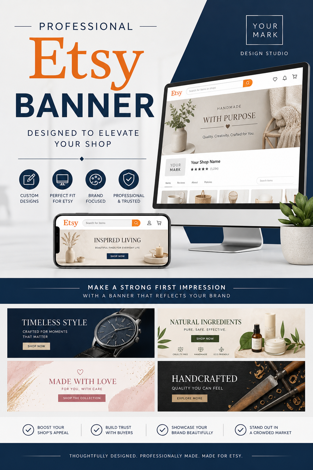 Etsy Banner — corporate style web banner