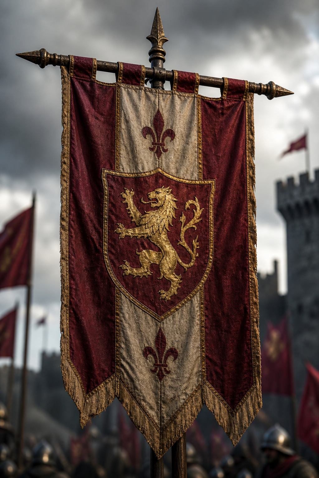 Medieval Banner — photo-realistic style web banner