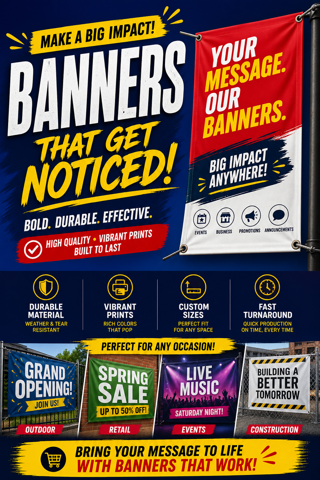 Banner — vibrant style web banner